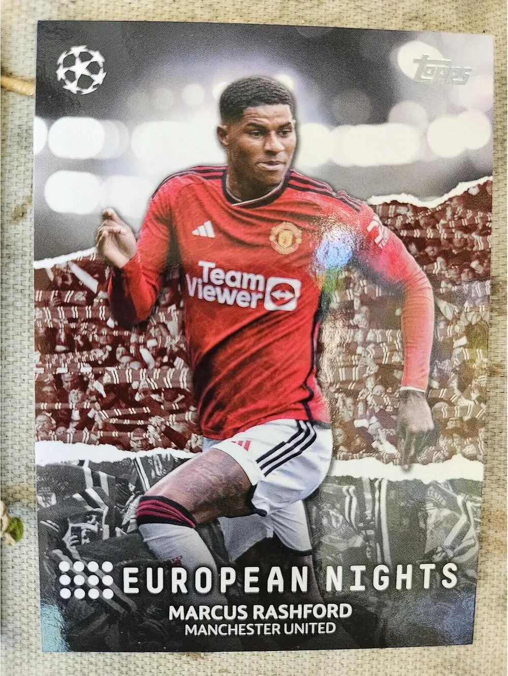 Marcus Rashford 2023-24 Topps UEFA Club Competitions EUROPEAN NIGHTS EN-19